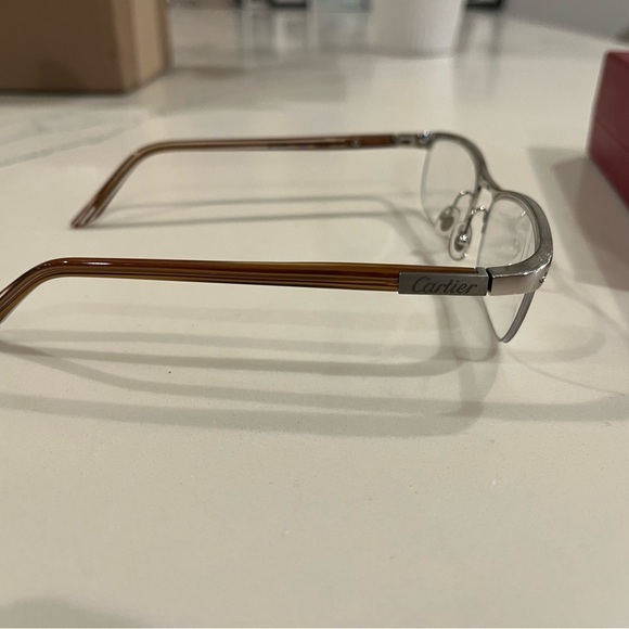 Cartier Silver Unisex Glasses - Picture 2 of 9